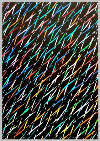 Screenprint Dorazio - Composizione