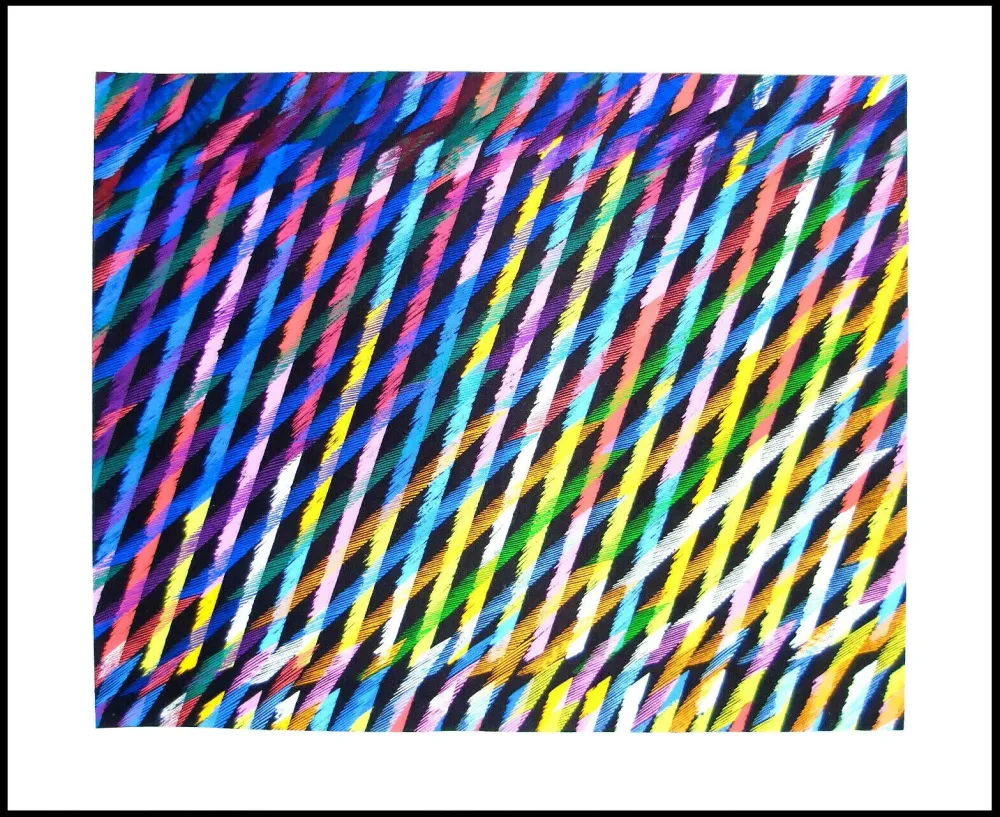 Screenprint Dorazio - Composizione