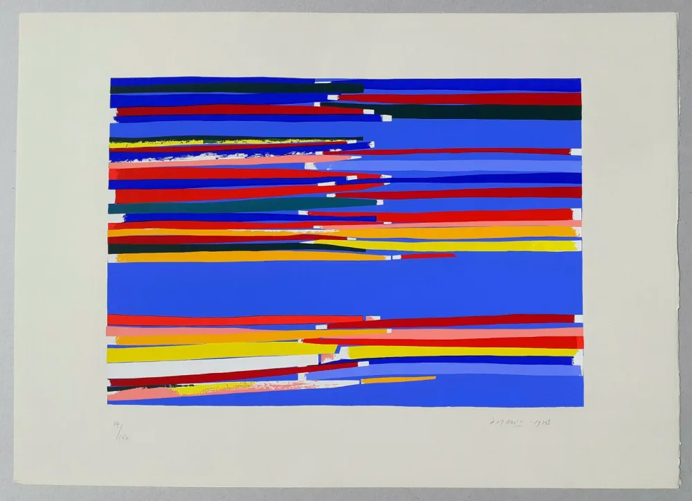 Screenprint Dorazio - Composizione 