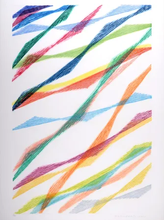 Etching Dorazio - Elogio a Baudelaire #2, 1993 - Hand-signed