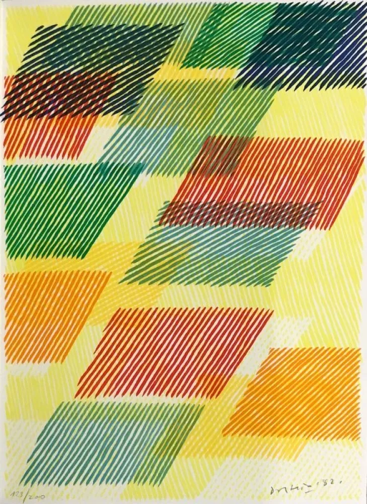 Lithograph Dorazio - Erker-Treffen 4 