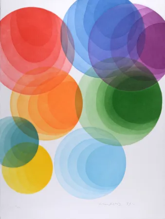 Engraving Dorazio - Europa Unita - Italia, 1991 - Hand-signed