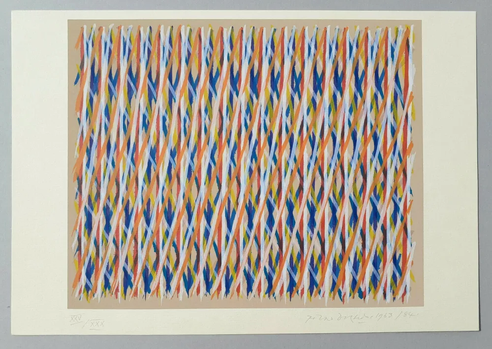 Screenprint Dorazio - Jeu flamand n°1