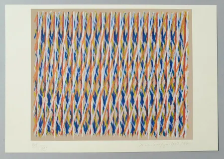 Screenprint Dorazio - Jeu flamand n°1