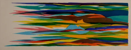 Lithograph Dorazio - Kokkora (#H), 1987 - Hand-signed & numbered