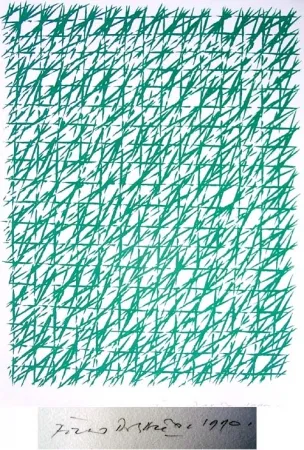 Lithograph Dorazio - Natale