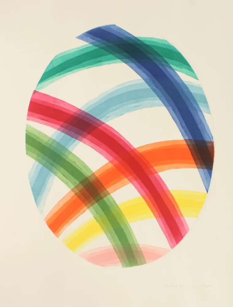 Etching And Aquatint Dorazio - OVALE NR. 2