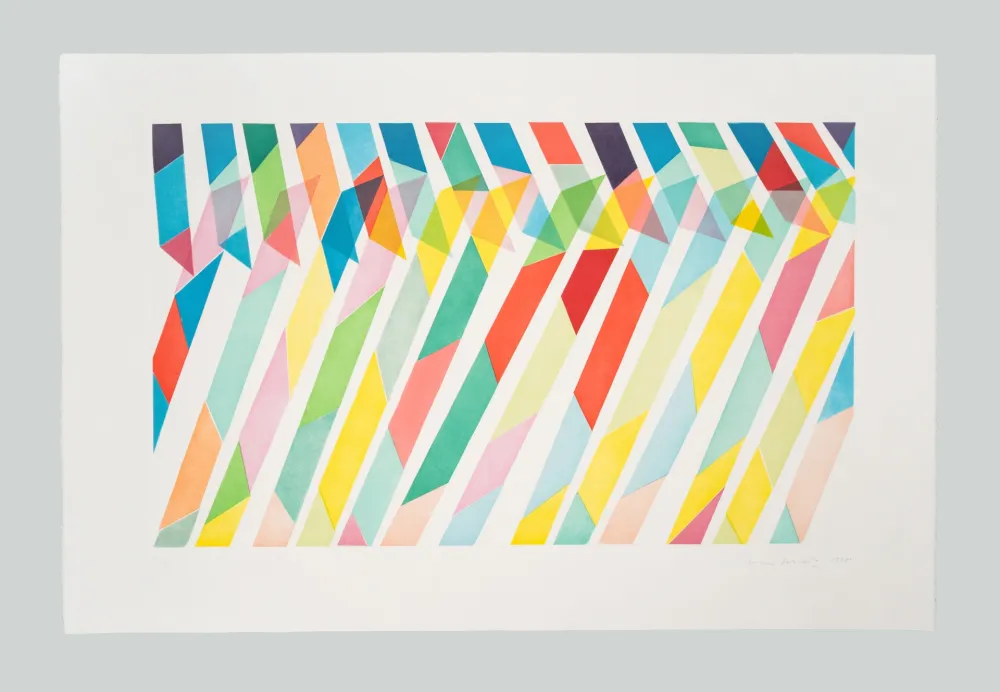 Etching And Aquatint Dorazio - Senza titolo