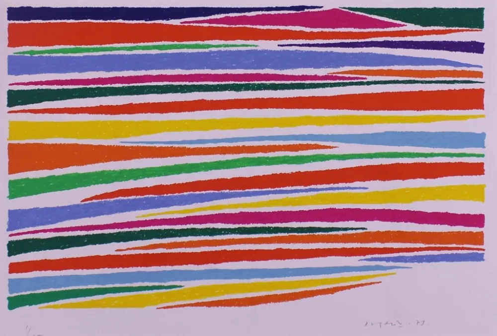 Lithograph Dorazio - SENZA TITOLO