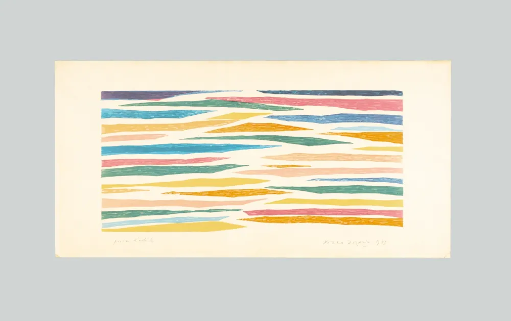 Lithograph Dorazio - Senza titolo