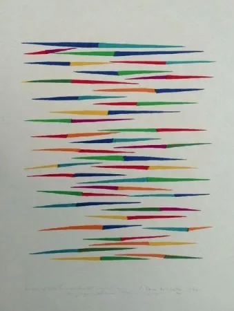 Lithograph Dorazio - Senza titolo