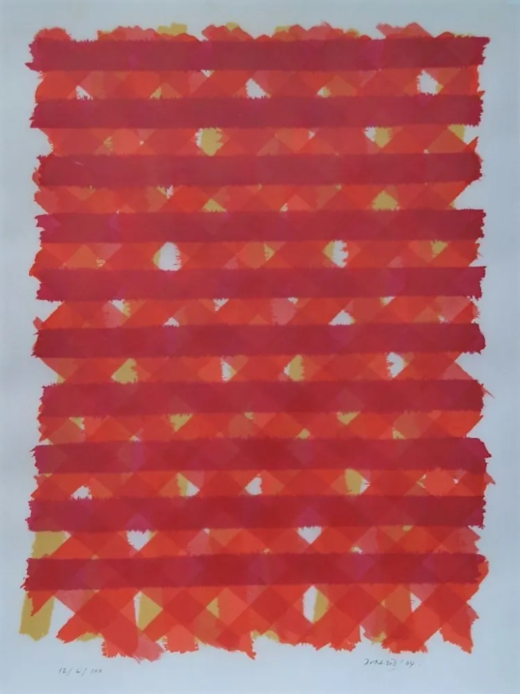 Lithograph Dorazio - Senza titolo