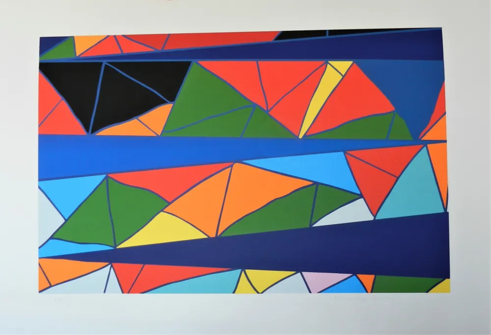 Lithograph Dorazio - Senza titolo