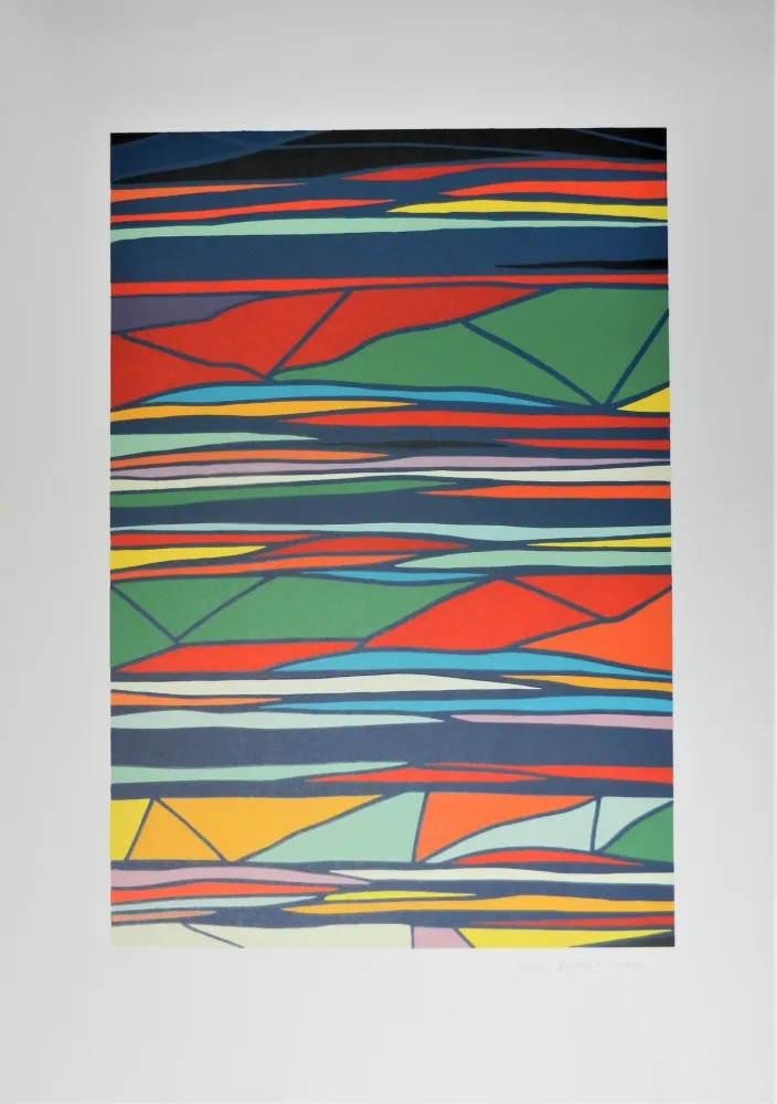 Lithograph Dorazio - Senza titolo