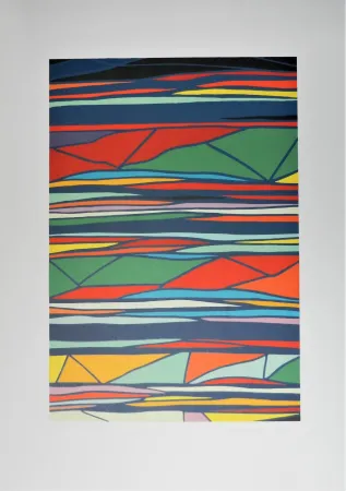 Lithograph Dorazio - Senza titolo