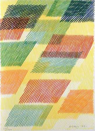 Lithograph Dorazio - Un biologiste anxieux, 1987 - Hand-signed