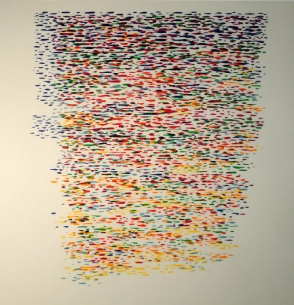 Lithograph Dorazio - Untitled