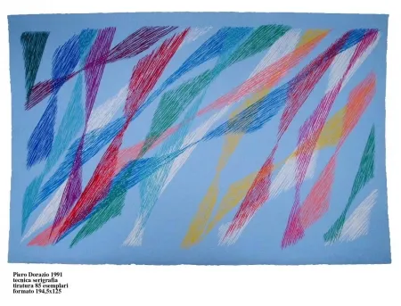 Screenprint Dorazio - Untitled