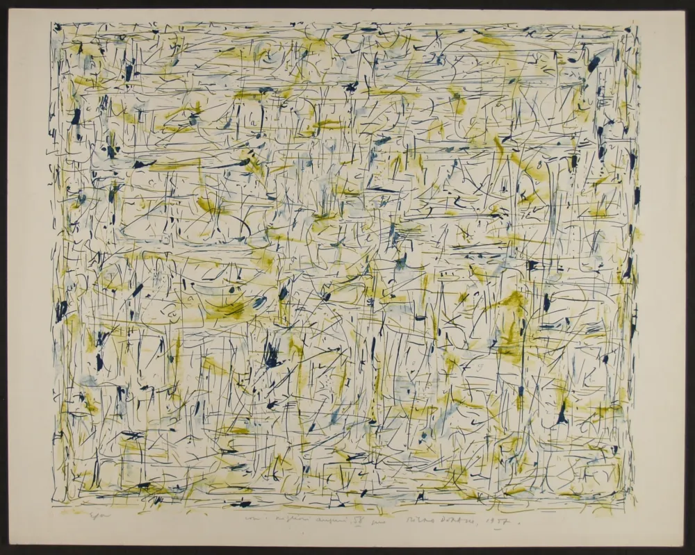 Lithograph Dorazio - Untitled