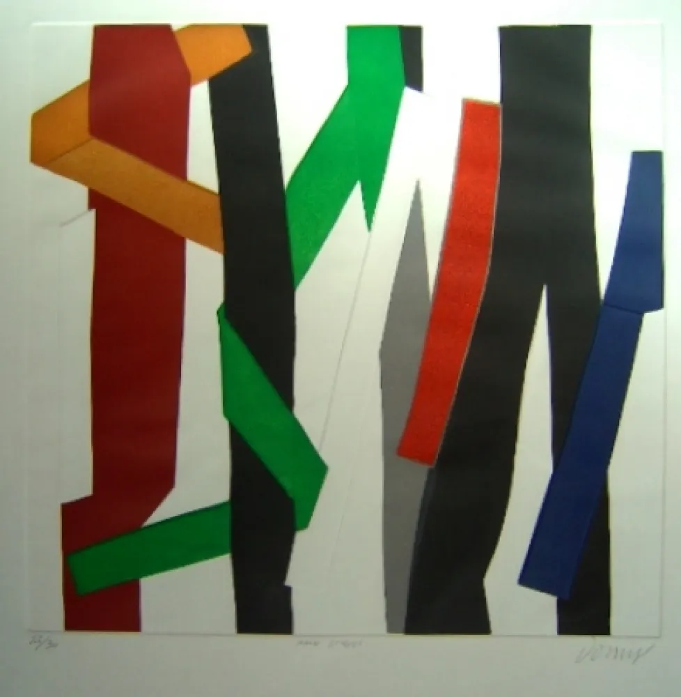 Aquatint Dorny - Main Street