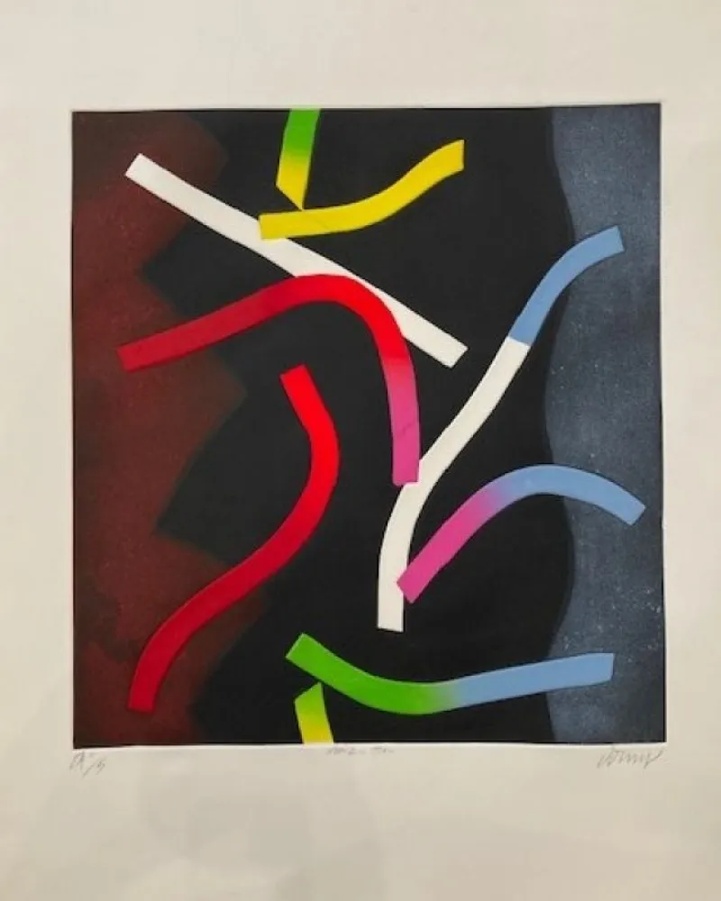 Aquatint Dorny - Néons II 