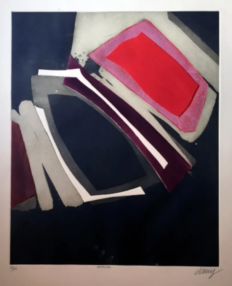 Etching And Aquatint Dorny - Oherville