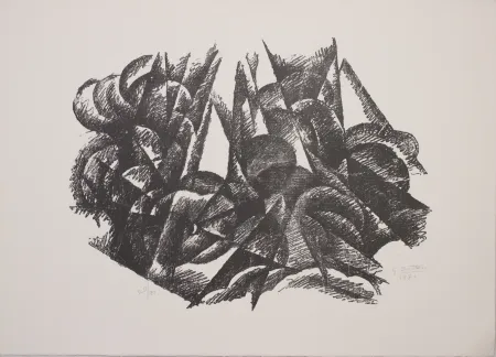 Lithograph Dottori - Sensazione di rumori-forme-luci