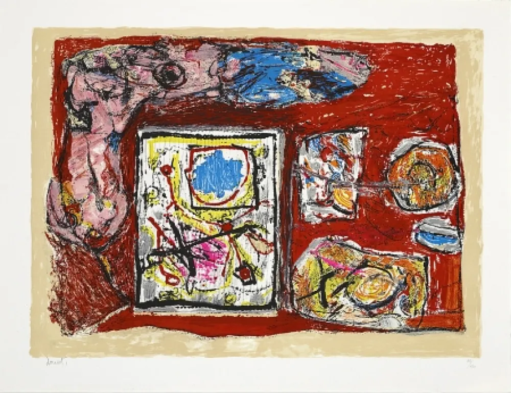 Lithograph Doucet - Rivages-visages-paysages du Sepik