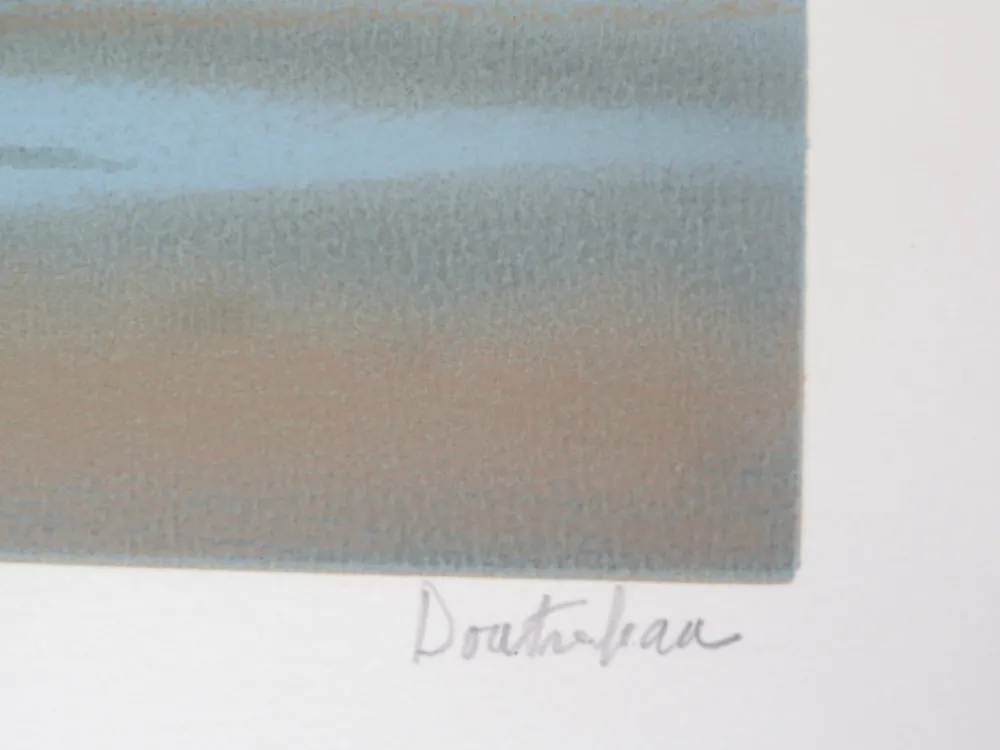 Lithograph Doutreleau - La vague