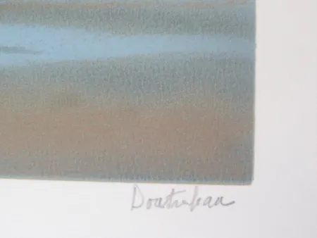 Lithograph Doutreleau - La vague