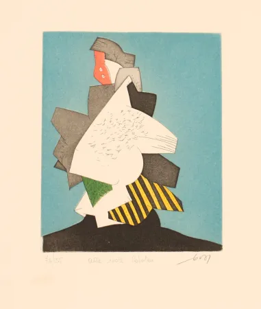 Engraving Dova  - ALLE ISOLE LOFOTEN