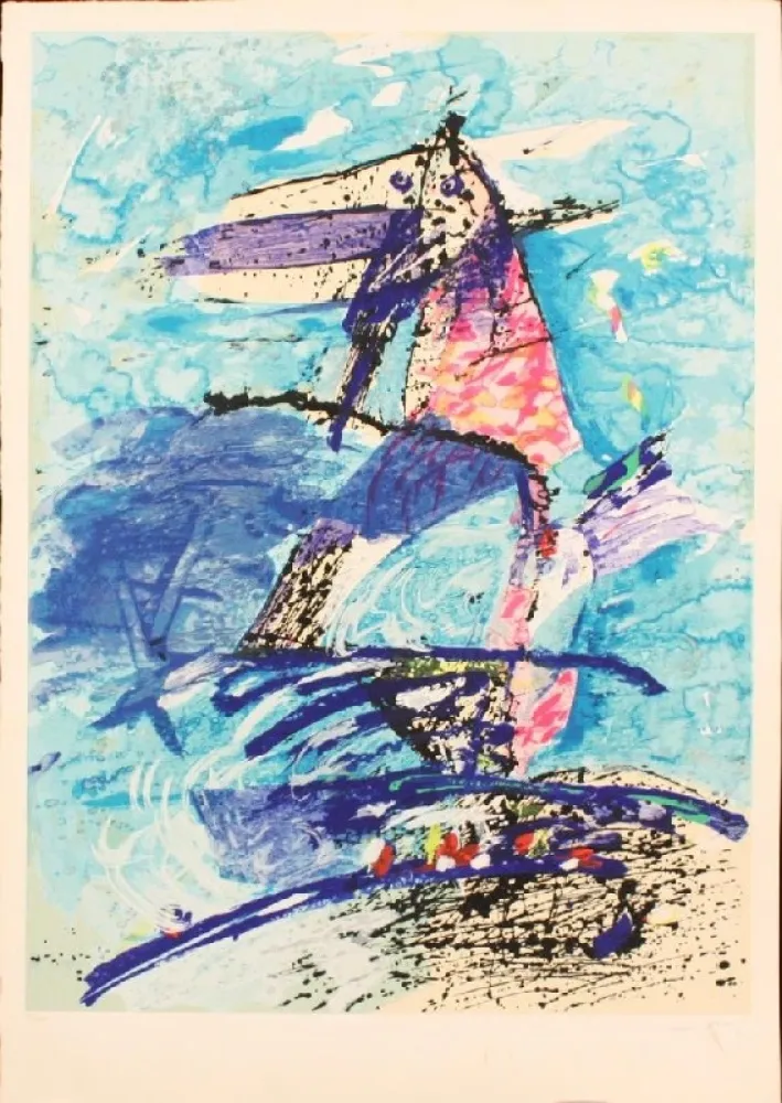 Screenprint Dova  - FIGURE NELLA NOTTE