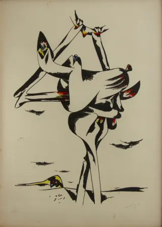 Lithograph Dova  - SENZA TITOLO