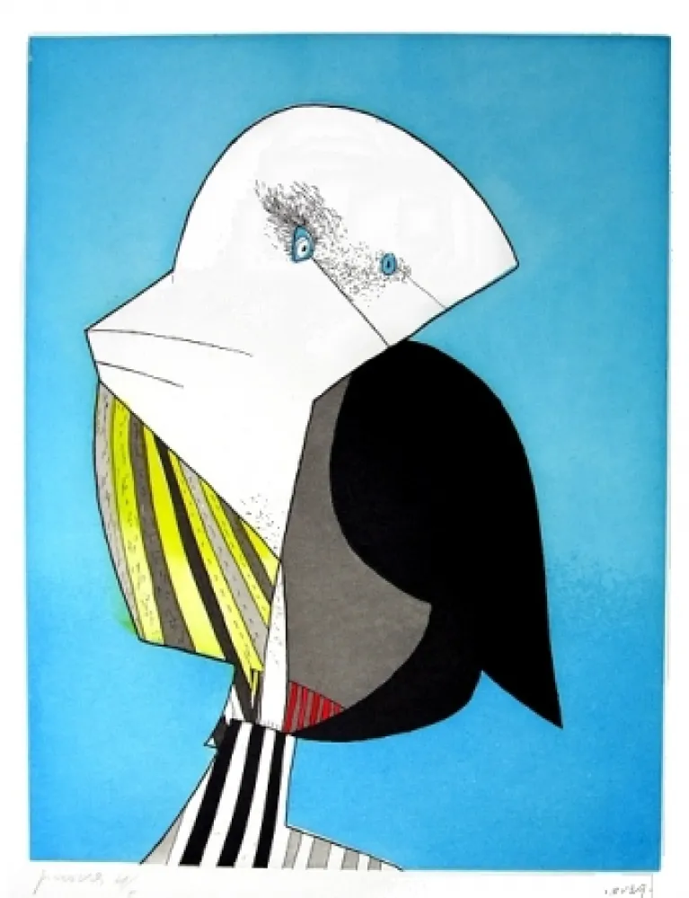 Etching And Aquatint Dova  - Senza titolo