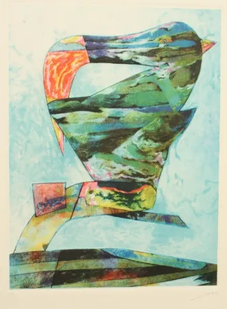 Etching And Aquatint Dova  - UCCELLO DI BRETAGNA