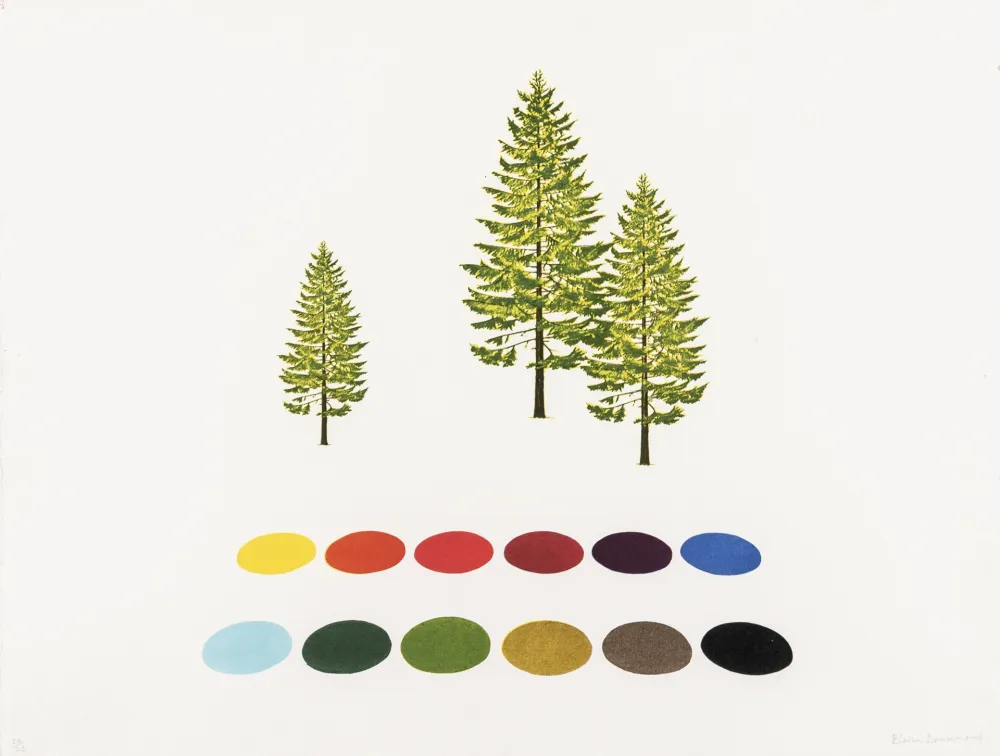 Lithograph Drummond - Deckfarbkasten