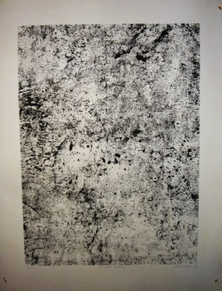 Lithograph Dubuffet - Animation contenue