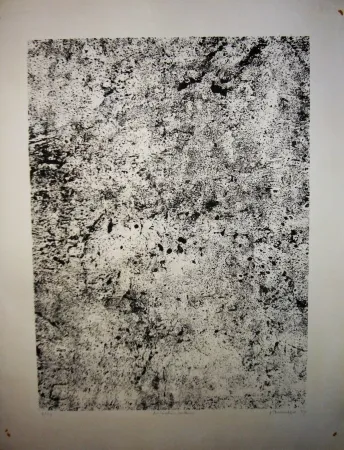 Lithograph Dubuffet - Animation contenue