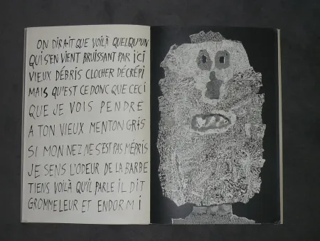 Illustrated Book Dubuffet - La fleur de barbe