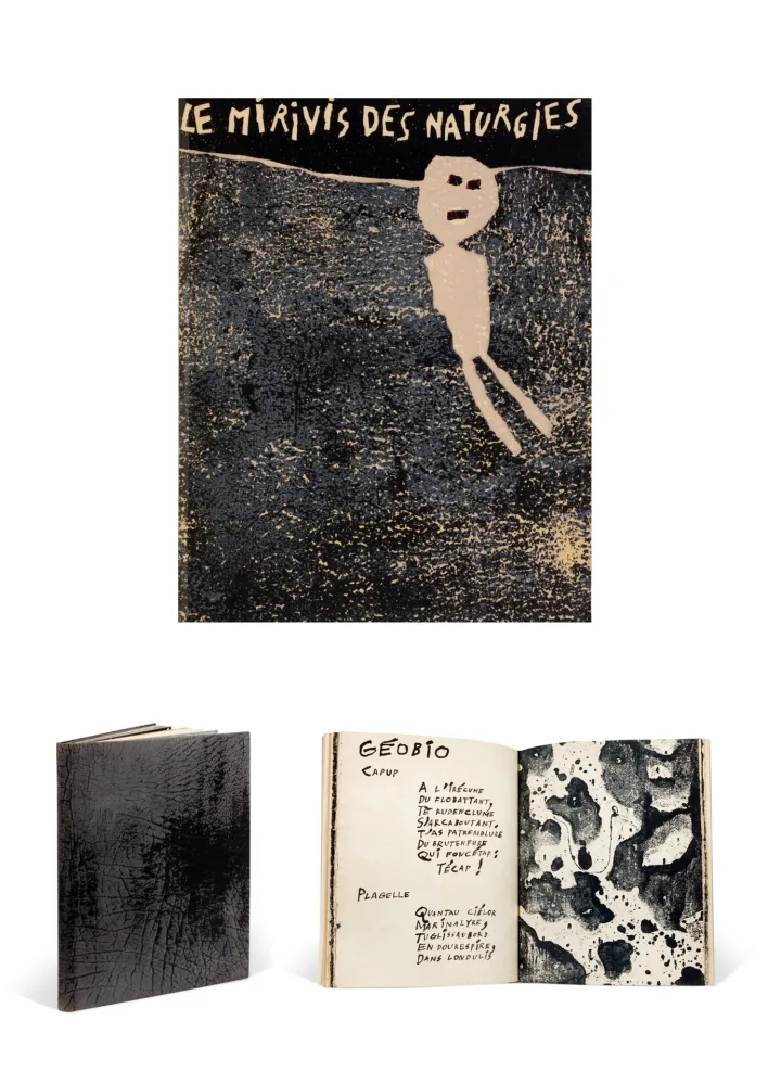 Illustrated Book Dubuffet - LE MIRIVIS DES NATURGIES. 16 lithographies originales (1962-1963)