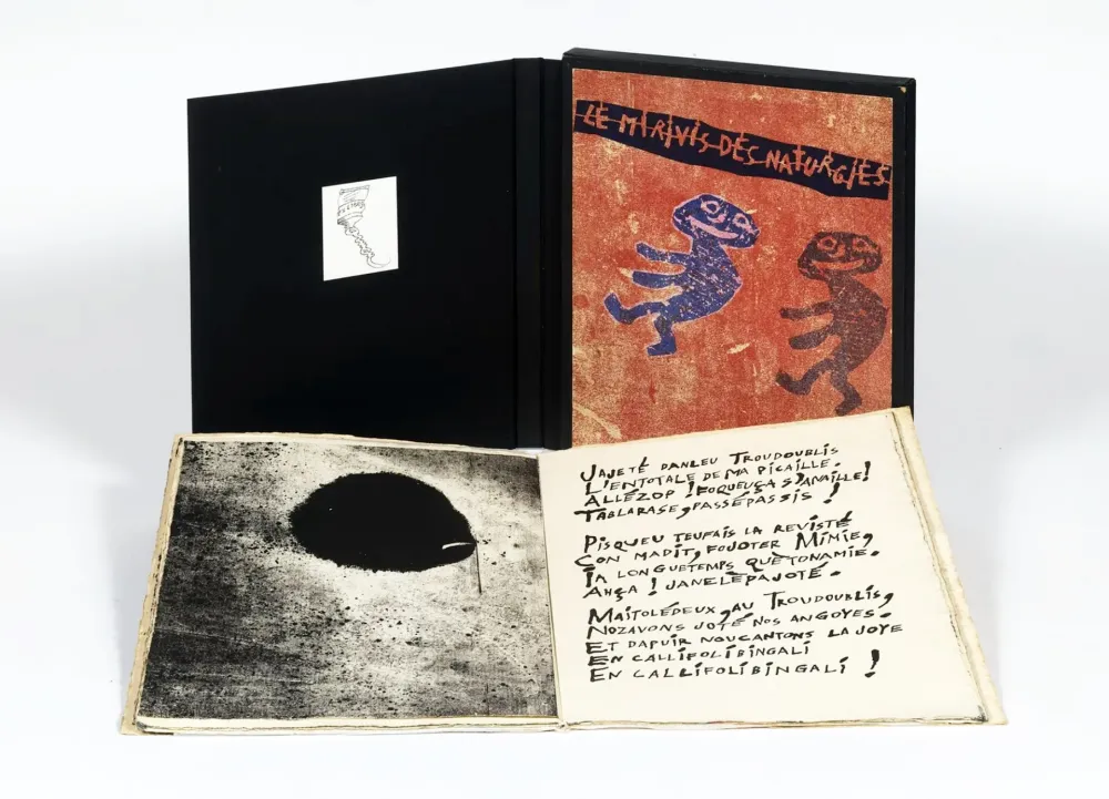 Illustrated Book Dubuffet - LE MIRIVIS DES NATURGIES. 16 lithographies originales (1962-1963). L'exemplaire d'ARMAN.