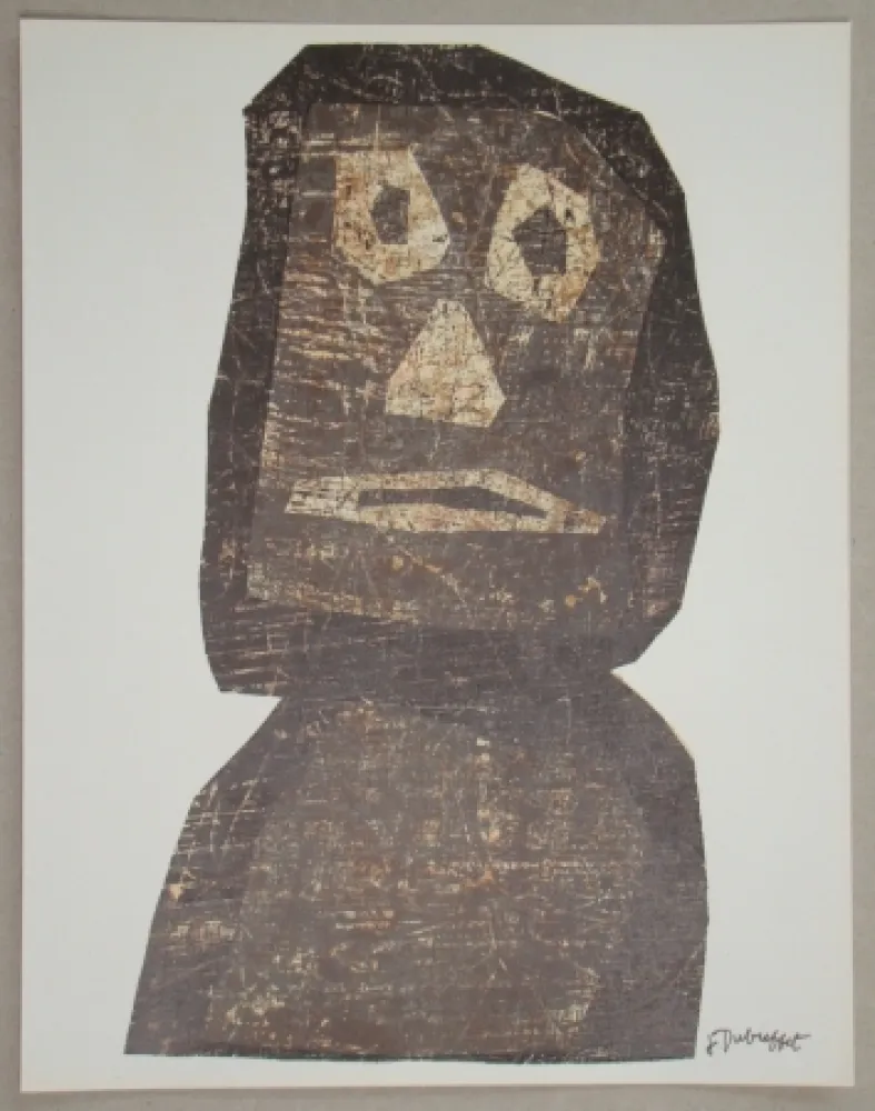 Lithograph Dubuffet - Lithographie originale pour XXe Siècle