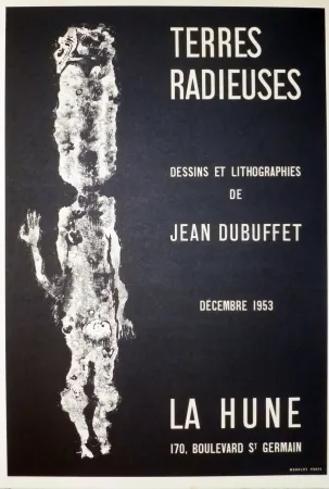 Lithograph Dubuffet - Terre radieuse, la hune