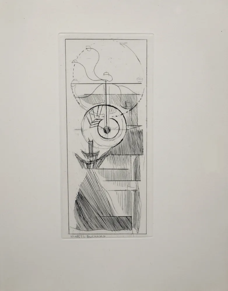 Etching Duchamp - Coffee Mill, 1947