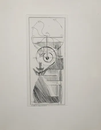 Etching Duchamp - Coffee Mill, 1947
