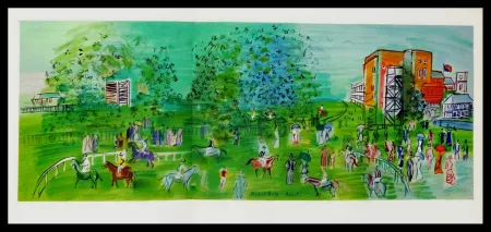 Lithograph Dufy - ASCOT