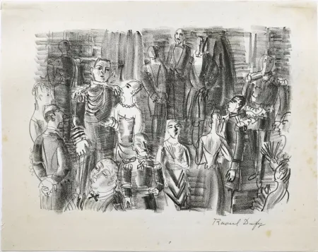 Lithograph Dufy - Le Bal chez L’Amiral 