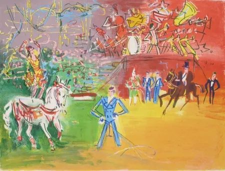 Lithograph Dufy - Le Cirque