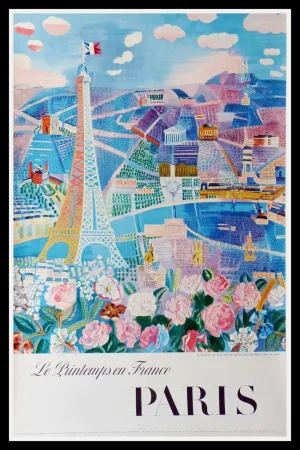 Lithograph Dufy - LE PRINTEMPS EN FRANCE PARIS