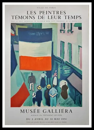 Poster Dufy - Les peintres témoins de leur temps - Musée Galliéra